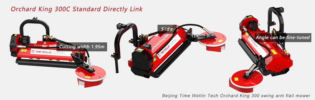 Orchard King 300 swing arm flail mower