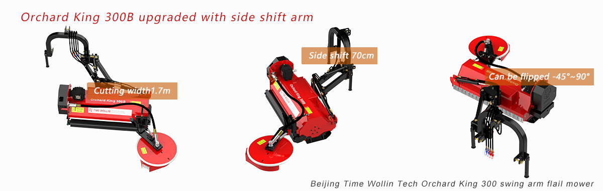 Orchard King 300 swing arm flail mower