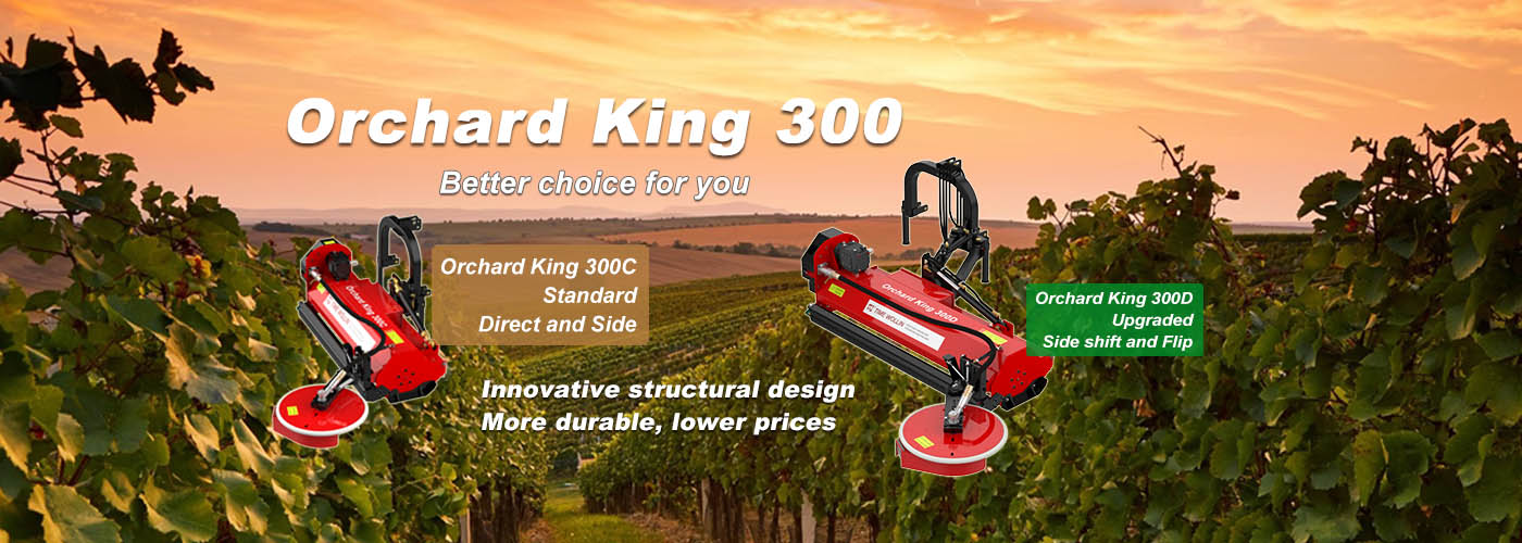 Orchard King 300 New type flail mower with swinging arm